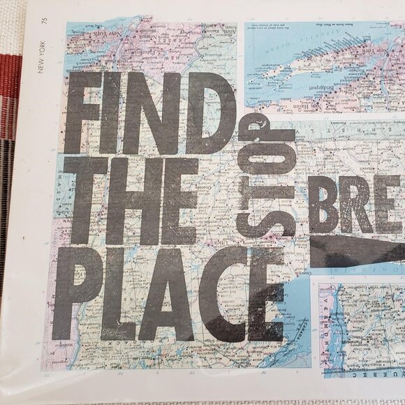 Unique, Original Map Travel Prints - Picture 5 of 7